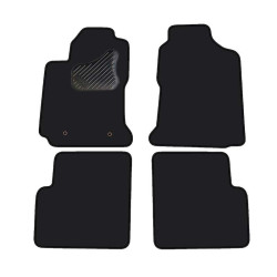 Car textile mats black TOYOTA COROLLA (2001-2007) ECONOMIC