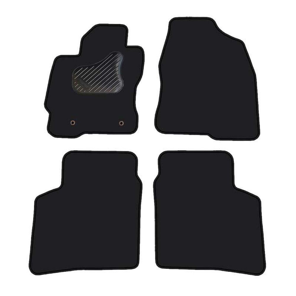 Alfombrillas textiles negras para coche TOYOTA PRIUS (2004-2009) ECONÓMICAS