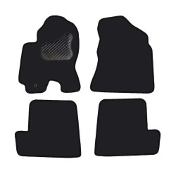 Car textile mats black TOYOTA RAV4 (2000-2004) ECONOMIC