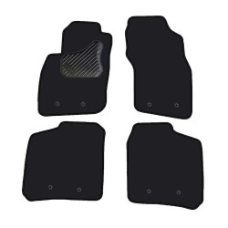 Alfombrillas textiles negras para coche VOLVO S40 (1995-2004) ECONÓMICAS