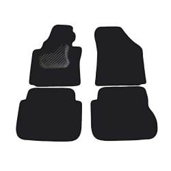 Alfombrillas textiles negras para coche VW CADDY (5s.)(2004-2015) ECONÓMICAS