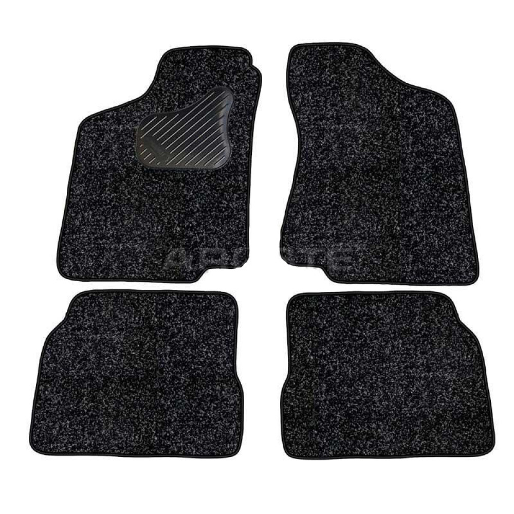 Car textile mats black VOLKSWAGEN PASSAT B3/B4 (1988-1996) ECONOMIC