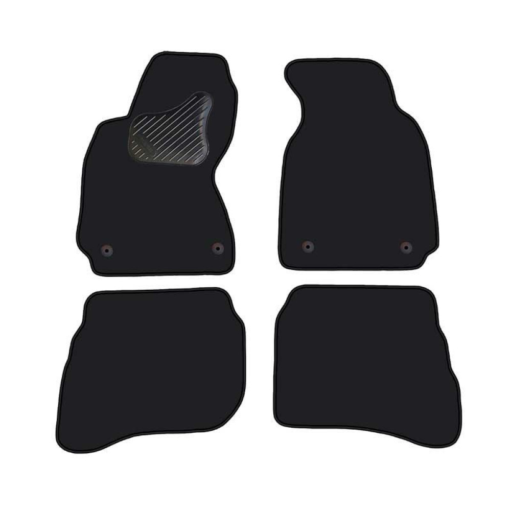 Car textile mats black VOLKSWAGEN PASSAT B5 (1997-2004) ECONOMIC