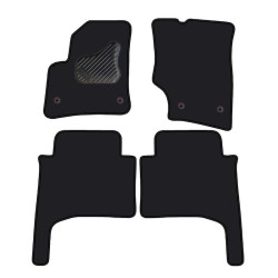 Alfombrillas textiles negras para coche VW TOUAREG (2002-2010) ECONÓMICAS